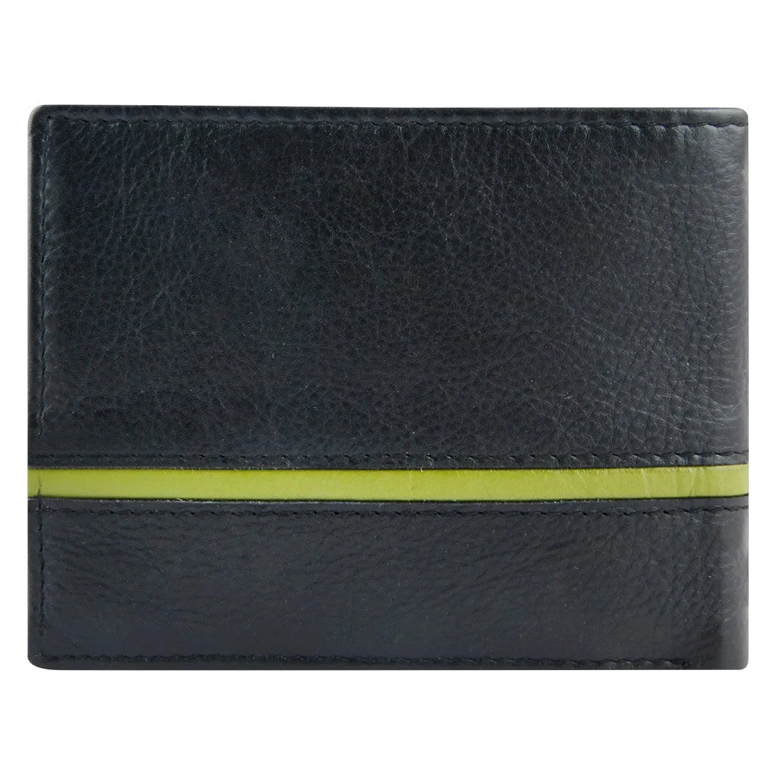14053 Black & Green Bifold Wallet