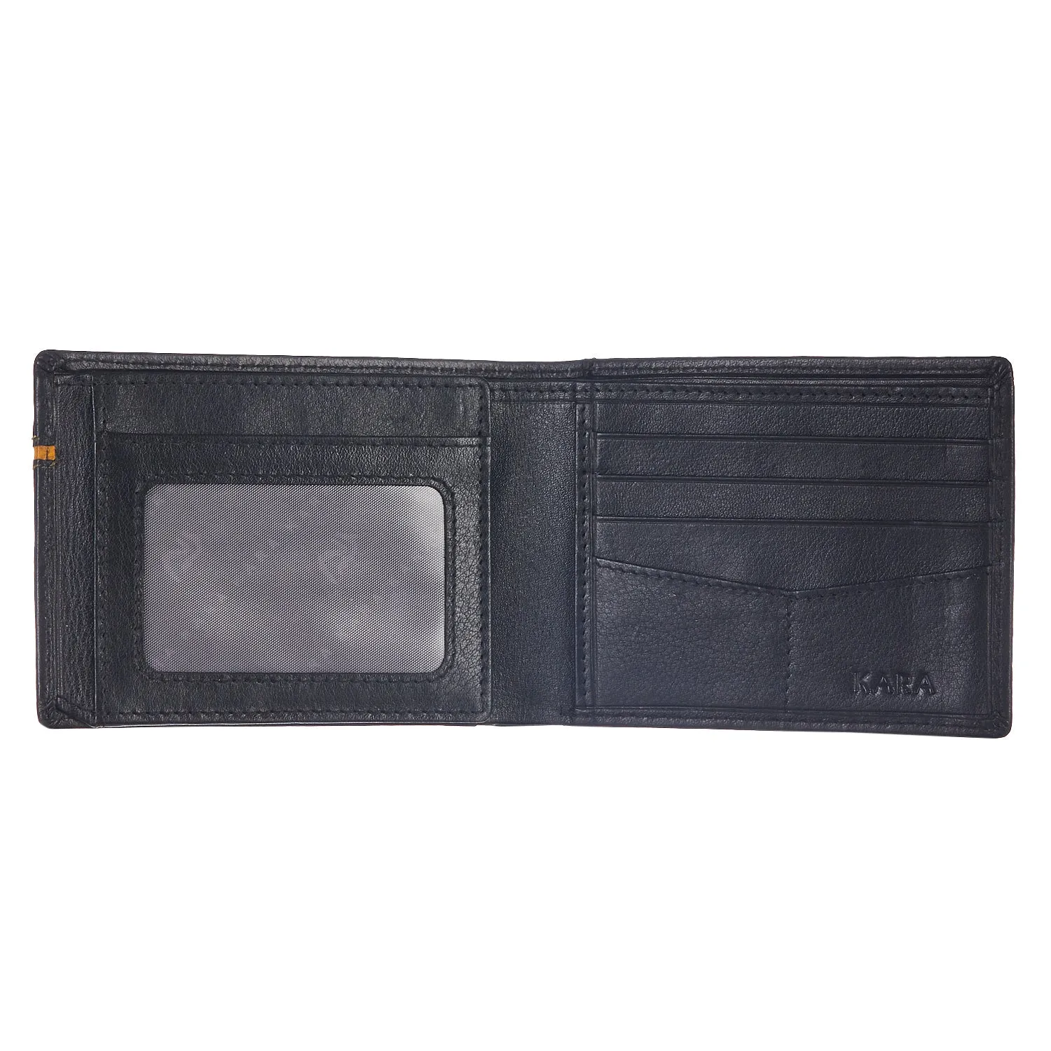 14091 Black & Yellow Bifold Wallet