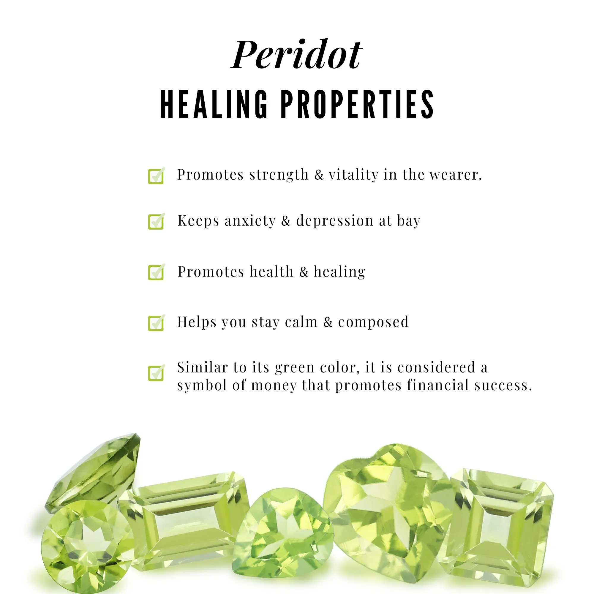 4 MM Peridot Solitaire Gold Infinity Stud Earring
