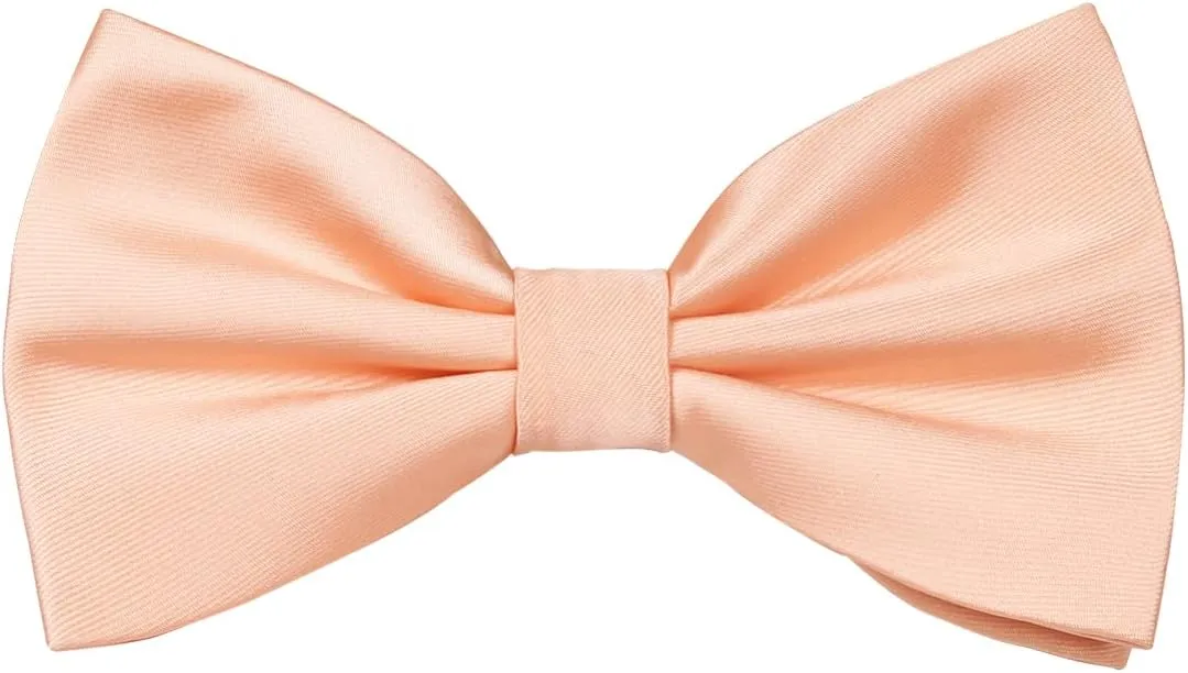 Alizeal Pre-tied Adjustable Bow Tie for Men Formal Solid Tuxedo Bow Tie