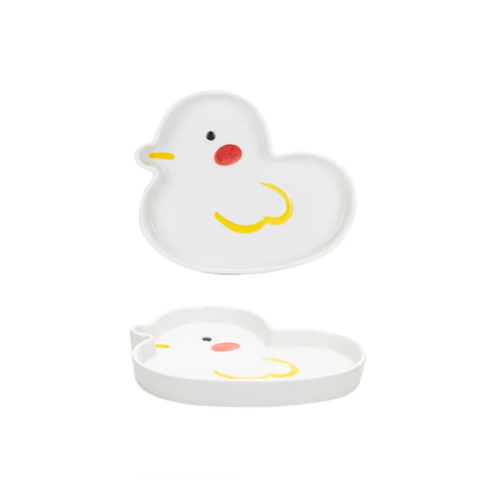 Animal-Shaped Ceramic Plate