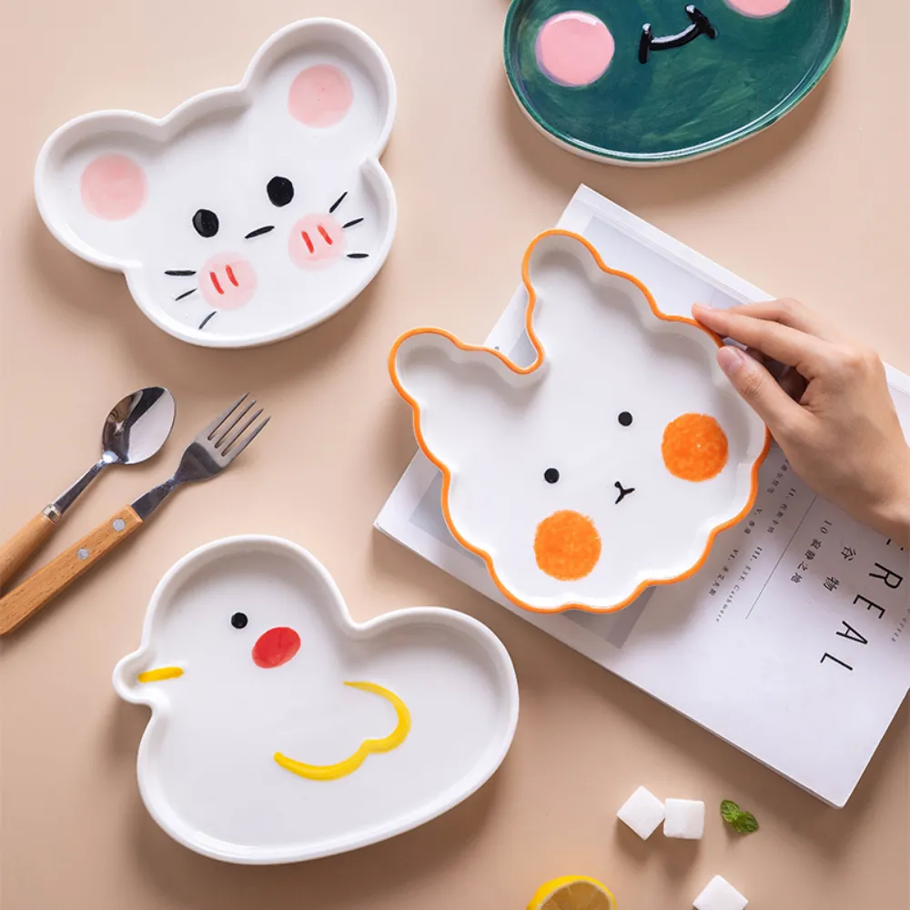 Animal-Shaped Ceramic Plate