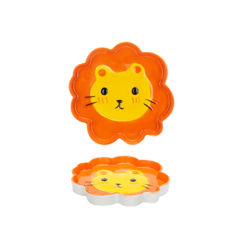 Animal-Shaped Ceramic Plate