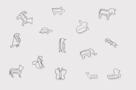 Animal-Shaped Paperclips