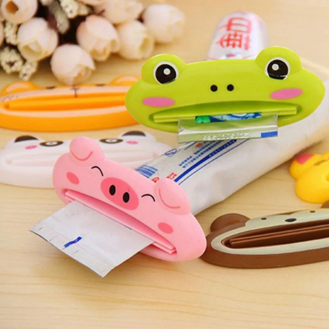 Animal Shaped Tube Squeezer Clip [3.5 Inches, Set of 2]