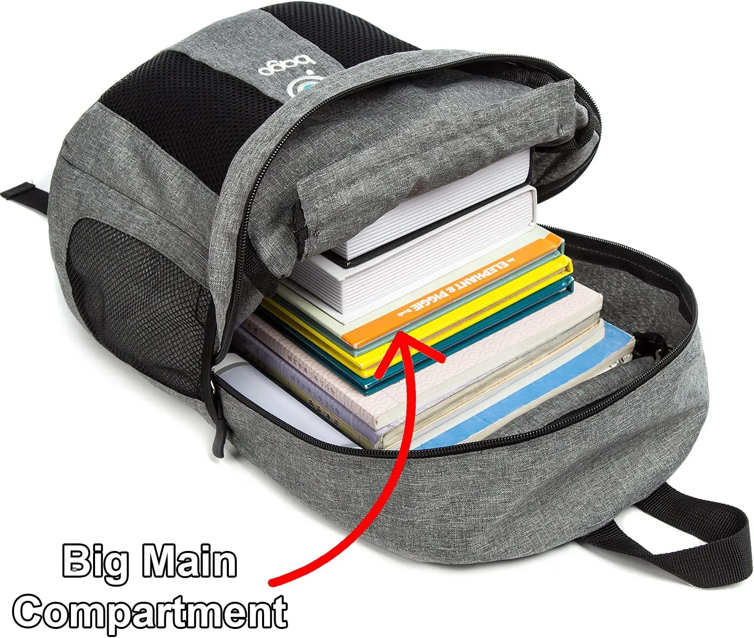 bago Lightweight Small Hiking Backpack for Women and Men - 25L Travel Day Pack - Foldable Hiking Daypack Ultralight for Camping Outdoor Sports - Day Bag Packable Backpack for Travel (SnowGray)