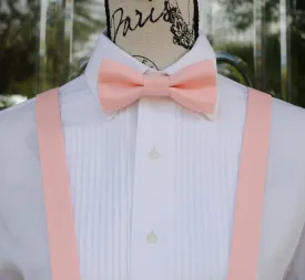 Ballet Pink Bow Tie and/or Suspenders (335)