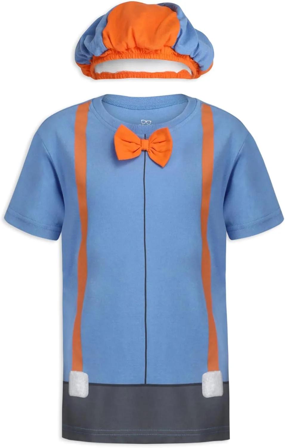 Blippi Boys Roleplay T- Shirt and Hat Set for Toddler, Little and Big Kids