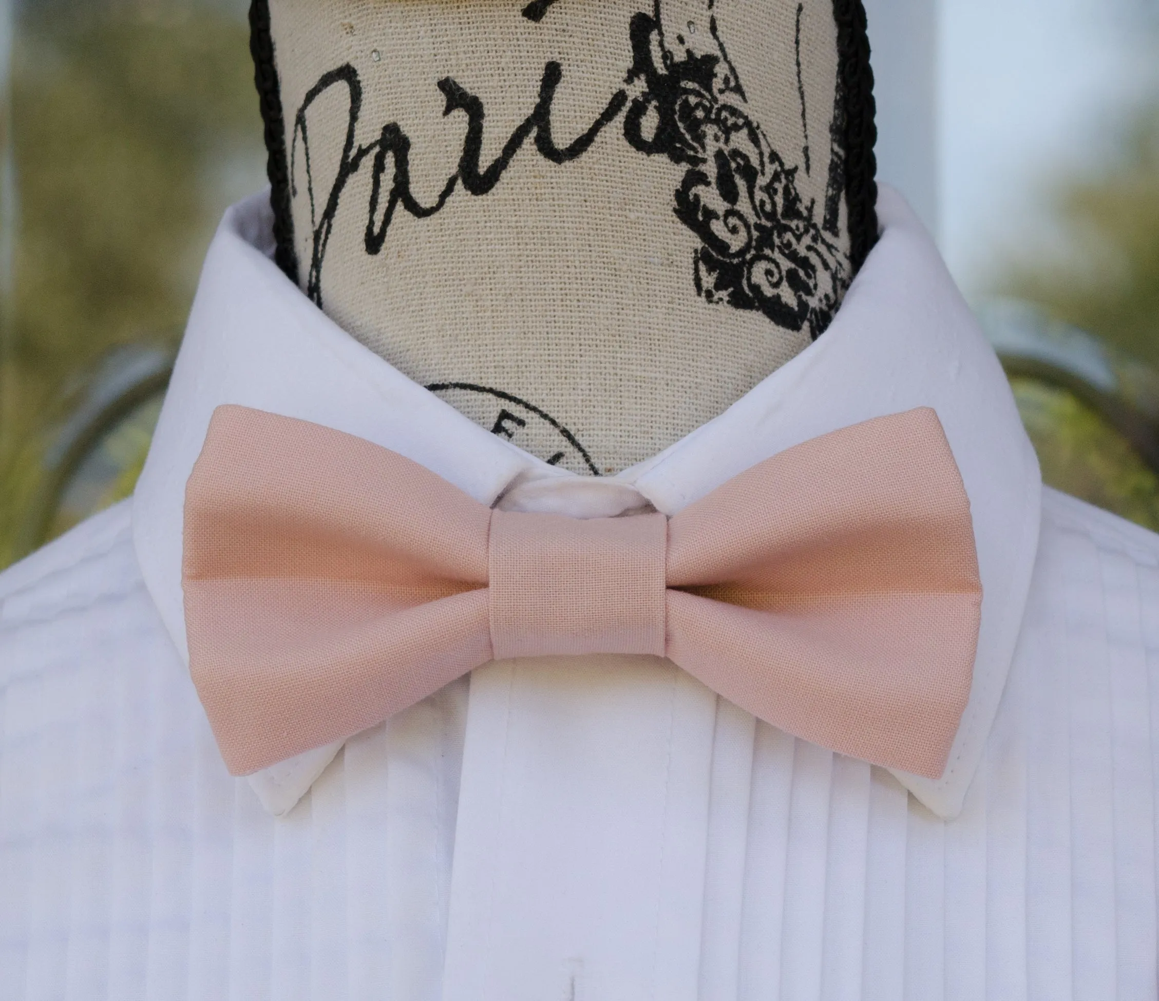 Blush Pink Bow Tie and/or Suspenders (195)