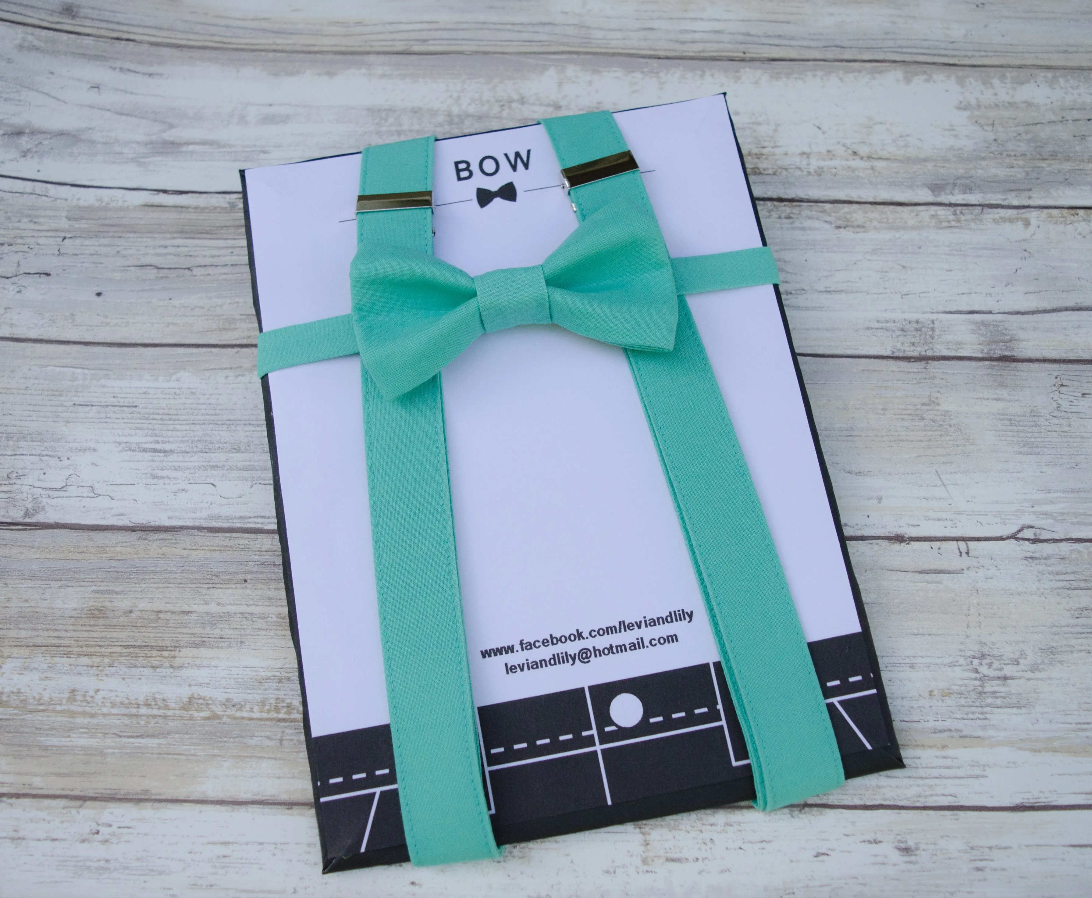 Caribbean Bow Tie and/or Suspenders (216)
