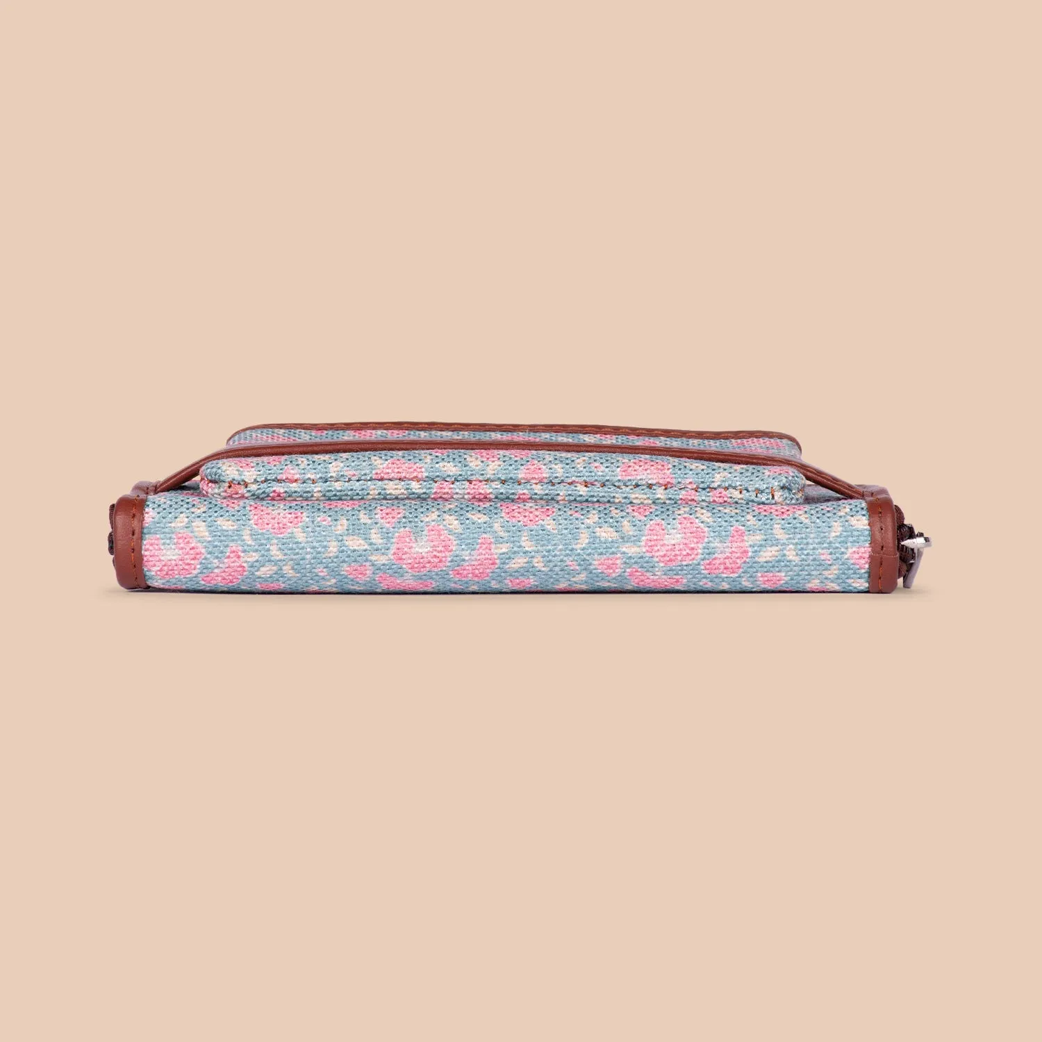 Chettinad Florals Classic Zipper Wallet