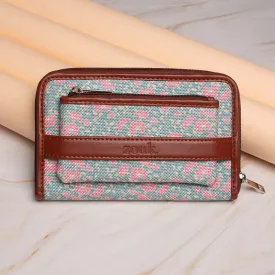 Chettinad Florals Classic Zipper Wallet