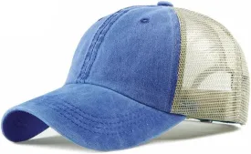 CLAPE Mesh Baseball Cap Summer Breathable Trucker Mesh Hat Golf Dad Hats Quick Dry Cool Hats Outdoor Sports Running Cap
