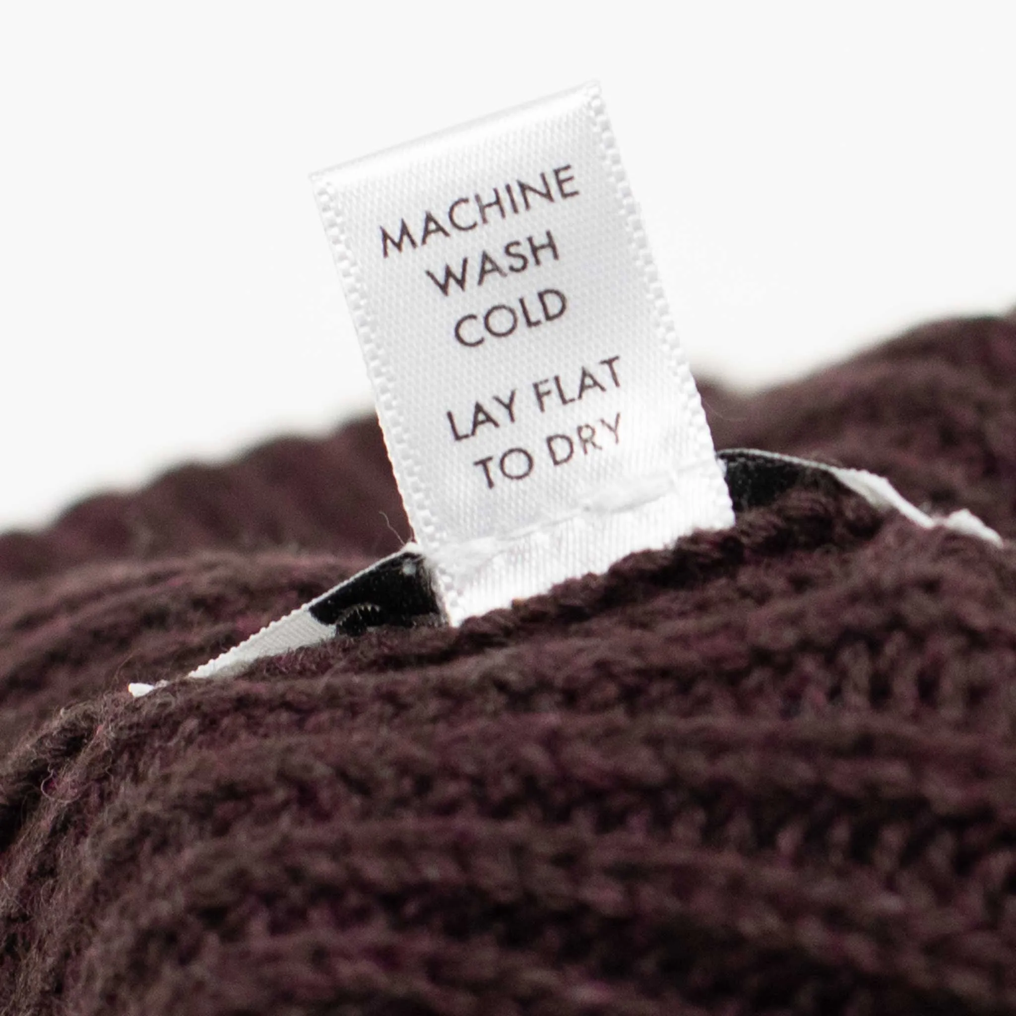 Cotton watch cap in burgundy pima cotton