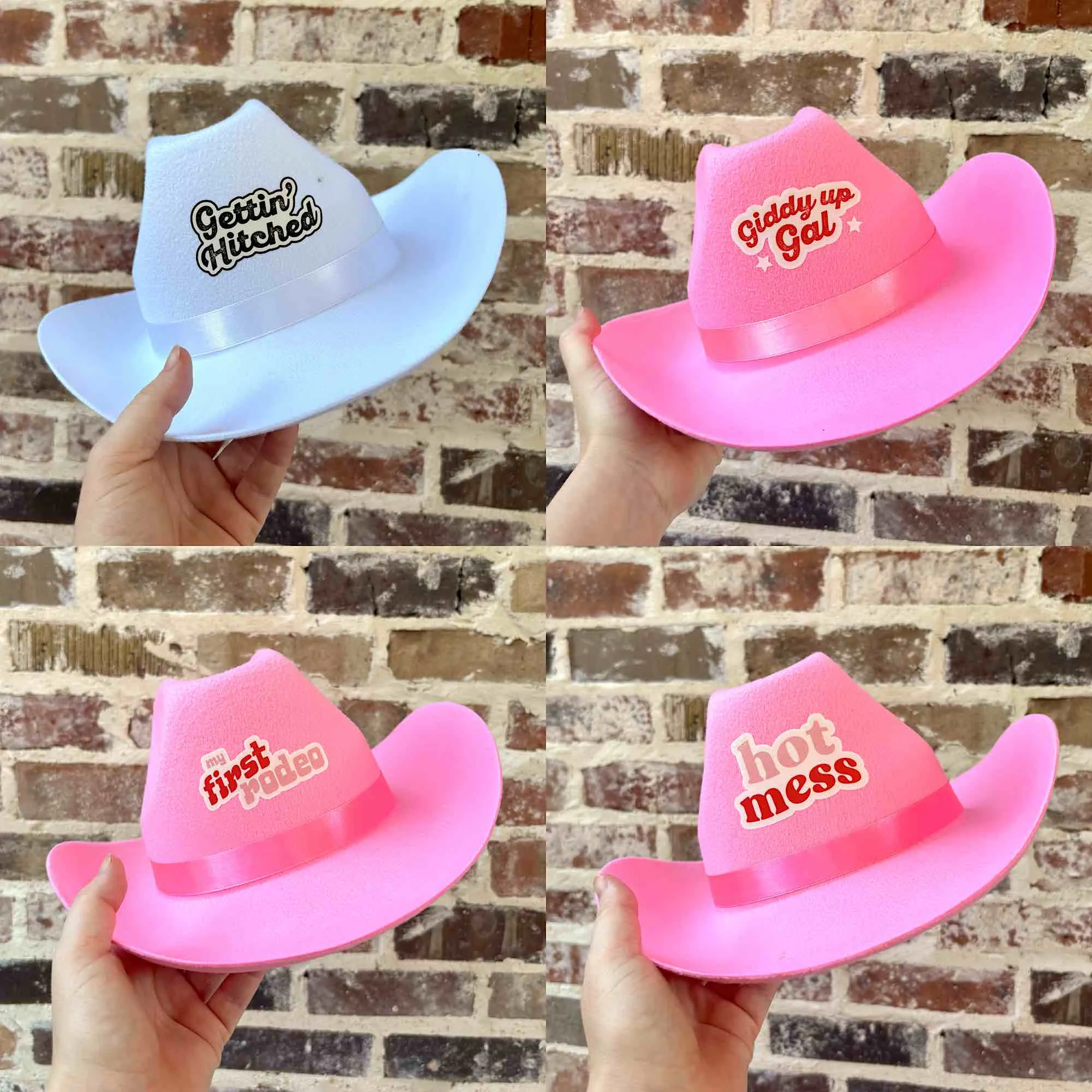 Custom Sayings Cowgirl Hats