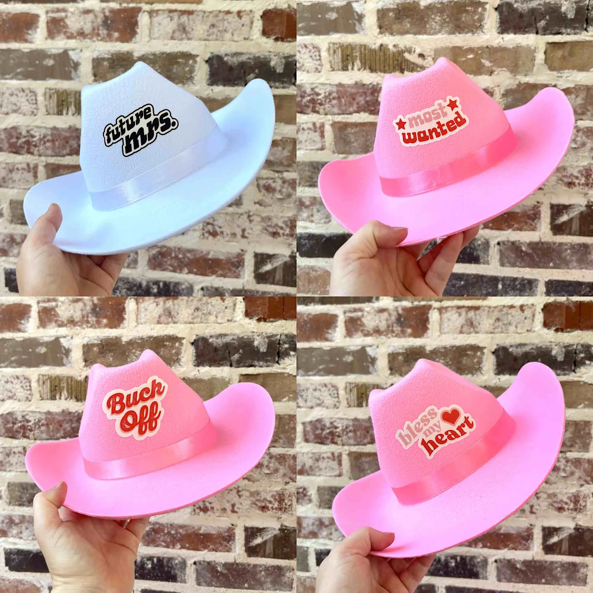 Custom Sayings Cowgirl Hats