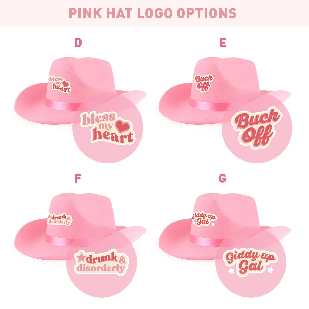 Custom Sayings Cowgirl Hats