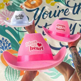 Custom Sayings Cowgirl Hats