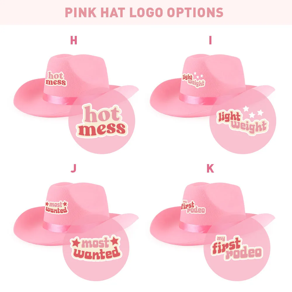 Custom Sayings Cowgirl Hats