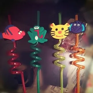 Cute Spiral Drinking Straw - Pack Of 4
