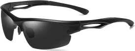 Cycling Sun Glasses Polarized Sports Sunglasses for Men,Wrap Around UV400 Protection for Fishing Driving