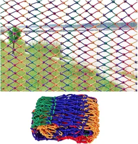 Decorative Fence Net Outdoor Obstacle Course Training Climbing Net Cargo Net for Kids Anti Fall Protection Safety Net Climbing Swingset Stairs Protector Net(Size:1 * 5m,Color:6mm * 5cm)