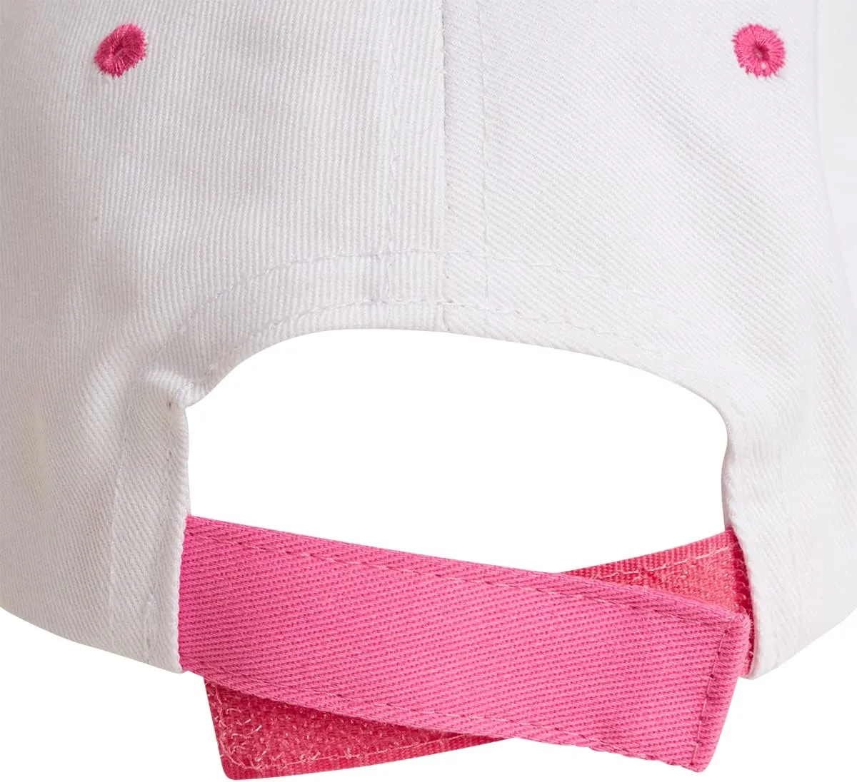 Disney Girls' Minnie Mouse Baseball Cap - 3D Bow Curved Brim Strap Back Hat (4-7)