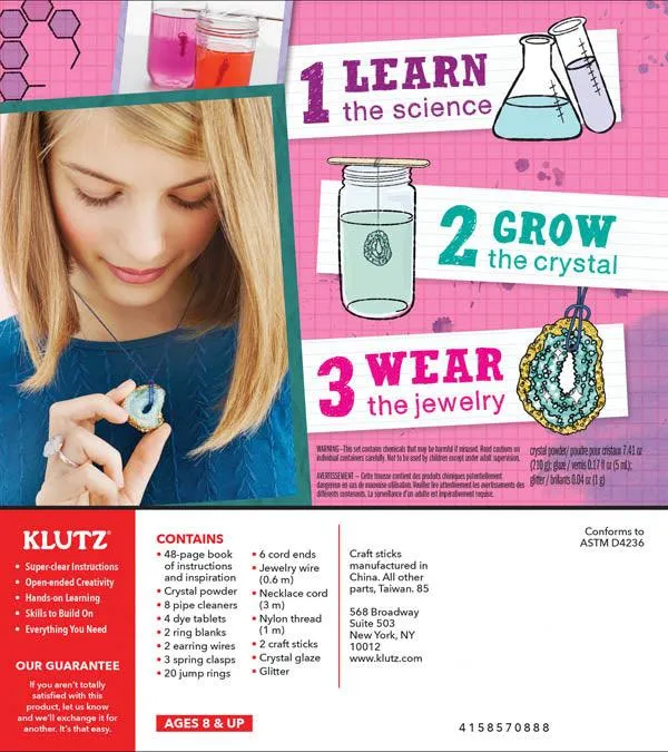 Grow Your Own Crystal Jewelry