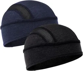 Helmet Liner Beanie Skull Cap, Cooling Mesh Cycling Running Hat for Men Women