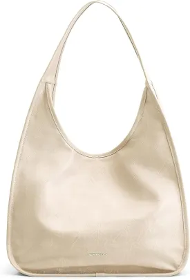 Hobo Purse, PU Leather Shoulder Bag, Tote Handbag for Work and Travel