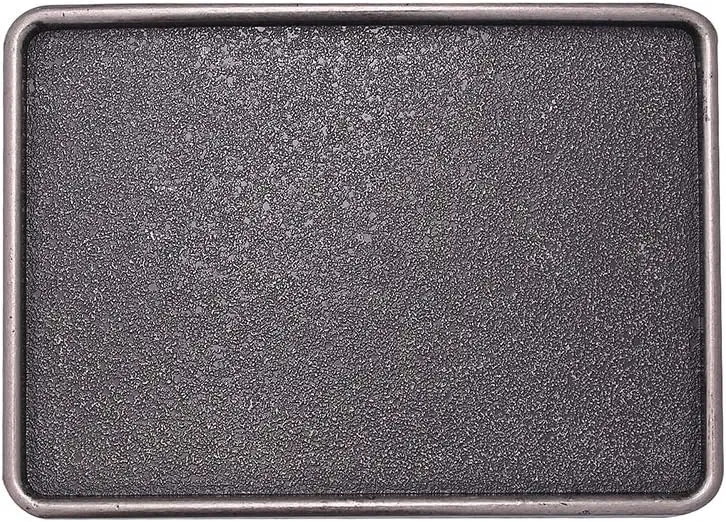 HUABOLA CALYN Belt Buckle Blank DIY Rectangle Western Rodeo Belt Buckles for Women Men