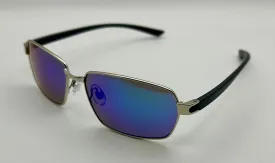 JAY | Silver | Blue Mirrored Lens
