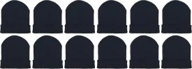 Kids Winter Beanies, 12 Pack Warm Cold Weather Hats Boys Girls Children