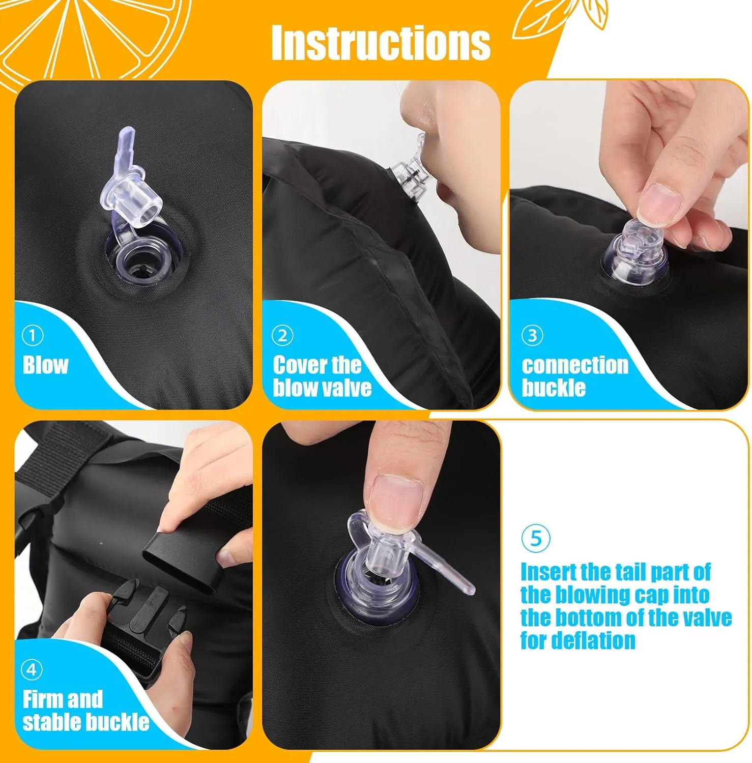 Lewtemi 1 Pcs Inflatable Swim Belt Pool Flotation Portable Waist Floatation Aid for Adults Adjustable Floating Swimming Training Aid Waist Belt with Buckle and Rope for Swimming Beginner