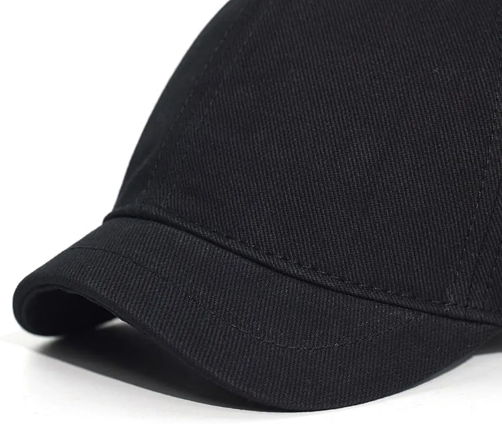Men's Short Brim Baseball Cap Quick Dry Lightweight Breathable Adjustable Unstructured Dad Hat