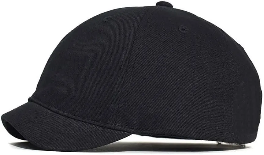 Men's Short Brim Baseball Cap Quick Dry Lightweight Breathable Adjustable Unstructured Dad Hat