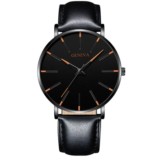 Minimalist Stainless Steel Mens Watch