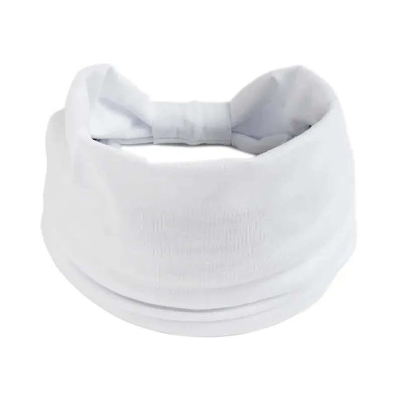 New Boho Solid Color Wide Headbands