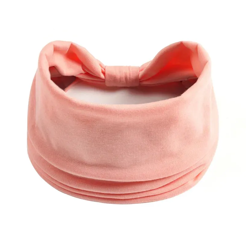 New Boho Solid Color Wide Headbands