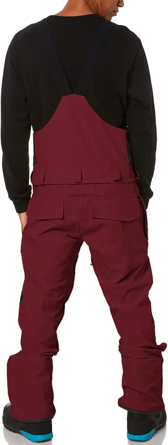 Newffr Mens Snow Bib Water-Resistant Insulated Waterproof Snow Pants Ski Snowboard Overalls