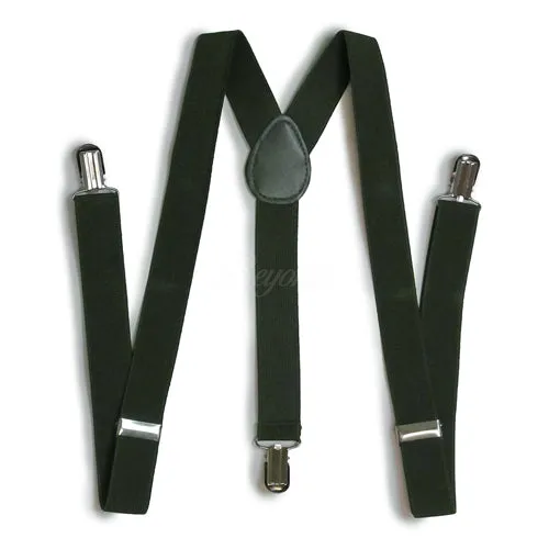 Olive Hunter Green Suspender