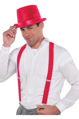 Red Costume Suspenders