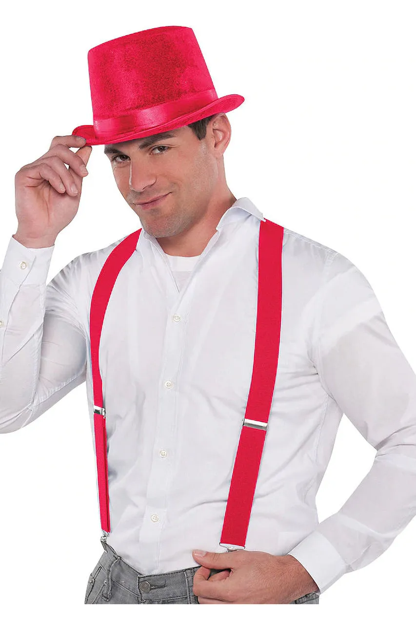 Red Costume Suspenders