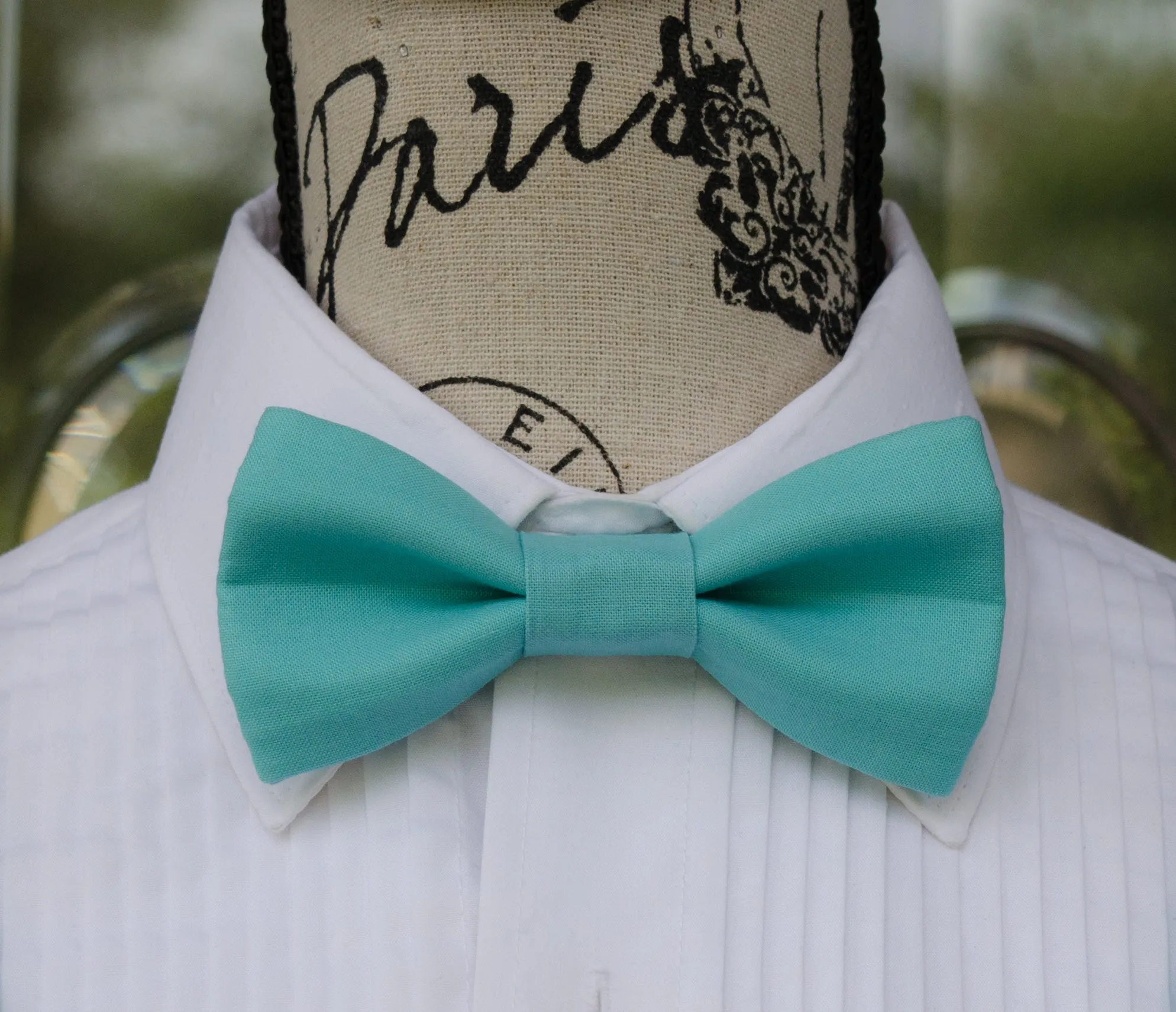 Seafoam Blue Bow Tie and/or Suspenders (191)