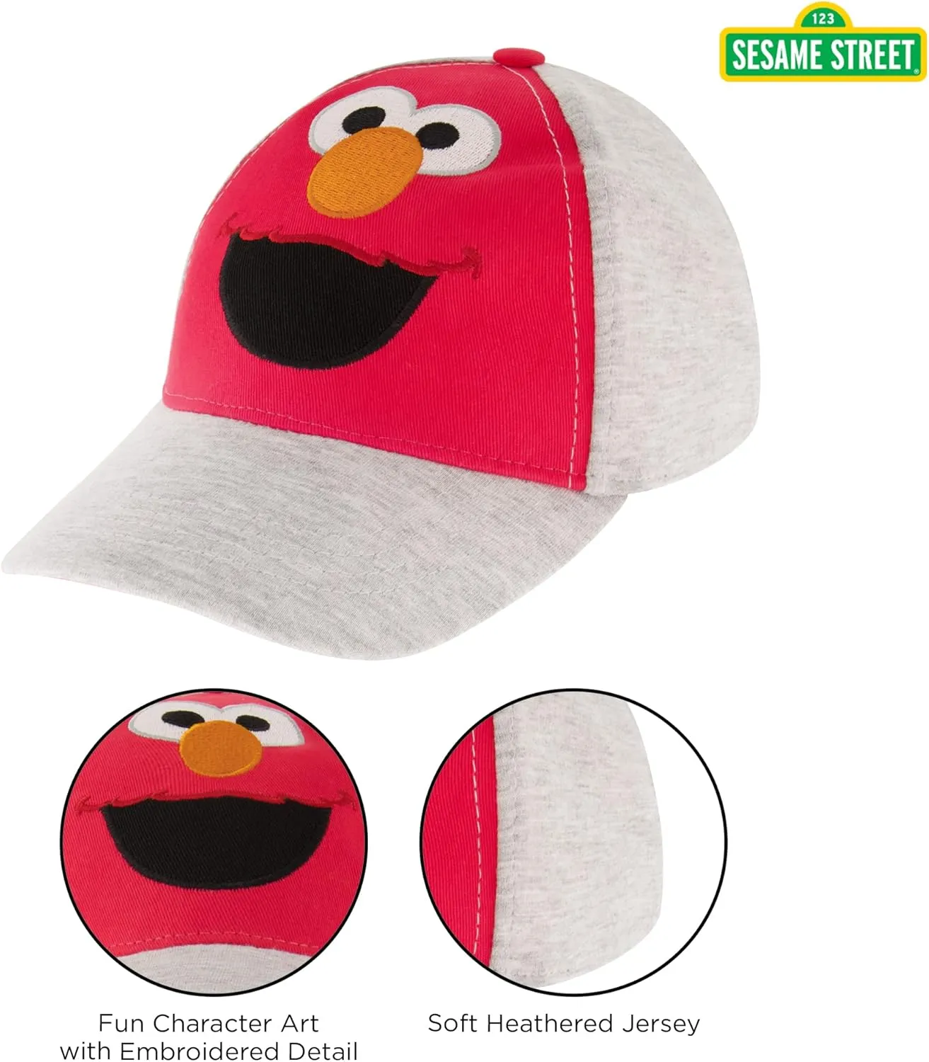 Sesame Street Boys' Elmo Toddler Baseball Hat