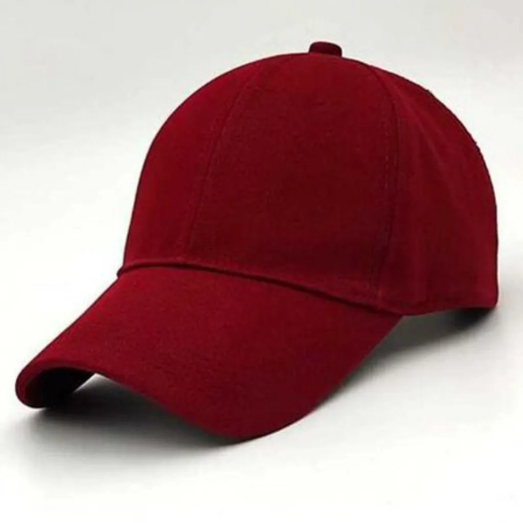 Solid Fancy Cotton Baseball Caps And Hats For Men