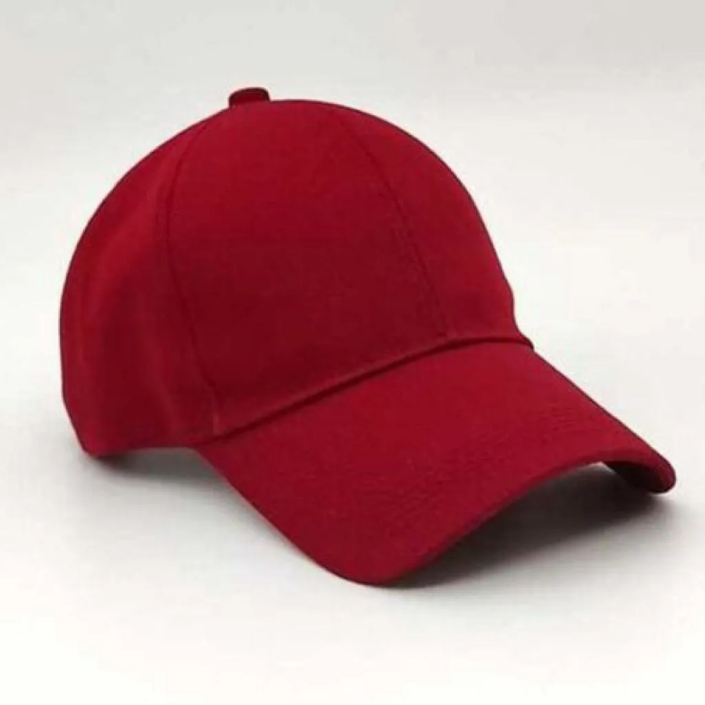 Solid Fancy Cotton Baseball Caps And Hats For Men