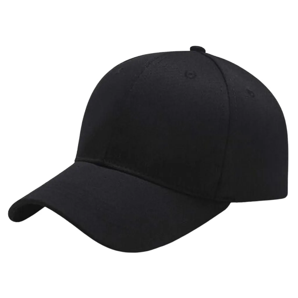 Solid Fancy Cotton Baseball Caps And Hats For Men