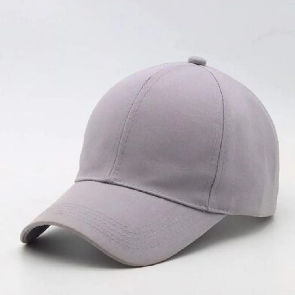 Solid Fancy Cotton Baseball Caps And Hats For Men