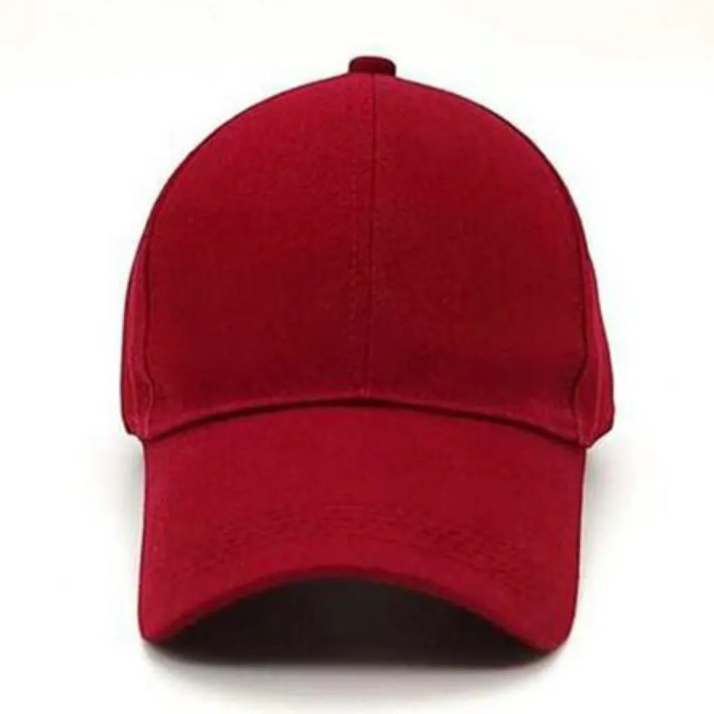 Solid Fancy Cotton Baseball Caps And Hats For Men